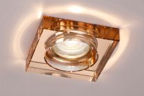 IL30822RG  Crystal Downlight Deep Square Rim Only Rose Gold